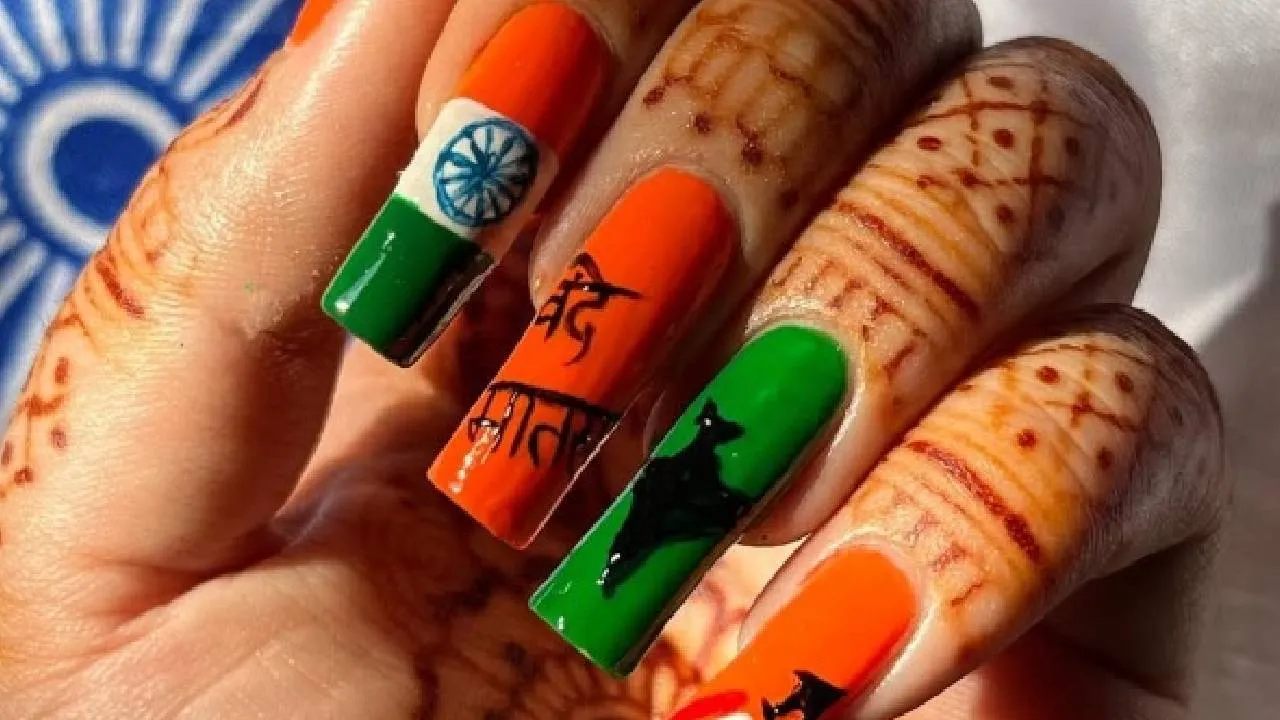 Independence Day Nail Art 2025: ರಾಷ್ಟ್ರ ಪ್ರೇಮ ಬಿಂಬಿಸುವ ನೇಲ್ ಆರ್ಟ್‌ಗಳಿವು - Image 3