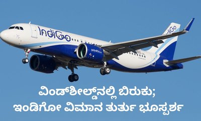 ಚೆನ್ನೈಯಲ್ಲಿ ಇಂಡಿಗೋ ವಿಮಾನ ತುರ್ತು ಭೂಸ್ಪರ್ಶ
