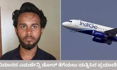 ಇಂಡಿಯೋ ವಿಮಾನದ ಎಕ್ಸಿಟ್‌ ಡೋರ್‌ ತೆರೆಯಲು ಯತ್ನಿಸಿದ ಪ್ರಯಾಣಿಕ