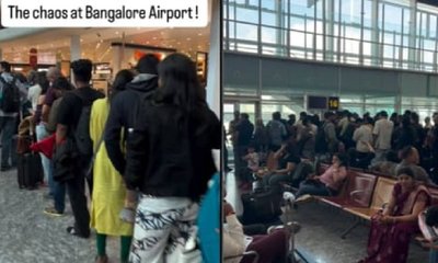ಇಂಡಿಗೋ ಪ್ರಯಾಣ ರದ್ದು: ನಿಲ್ದಾಣದಲ್ಲಿ ಪರದಾಡಿದ  ಪ್ರಯಾಣಿಕರು!