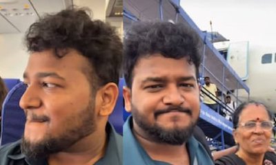 ಹೆತ್ತವರನ್ನು ಮೊದಲ ಬಾರಿ ವಿಮಾನದಲ್ಲಿ ಕರೆದೊಯ್ದ ಮಗ