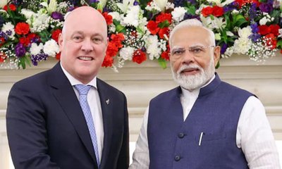 ಭಾರತ-ನ್ಯೂಜಿಲೆಂಡ್ ಮುಕ್ತ ವ್ಯಾಪಾರ ಒಪ್ಪಂದ ಶ್ಲಾಘಿಸಿದ ಮೋದಿ