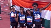 ಮಿಶ್ರ 4x400 ಮೀಟರ್ ರಿಲೇಯಲ್ಲಿ ಭಾರತಕ್ಕೆ ಬೆಳ್ಳಿ ಪದಕ!