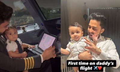 ಪೈಲಟ್ ತಂದೆಯ ವಿಮಾನದಲ್ಲಿ 8 ತಿಂಗಳ ಮಗು ಪಯಣ ಹೇಗಿತ್ತು?