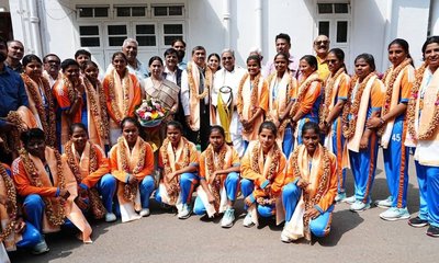 ಮಹಿಳಾ ಅಂಧರ ವಿಶ್ವಕಪ್‌ ಗೆದ್ದ ಕನ್ನಡತಿಯರಿಗೆ ಸಿಎಂ ಅಭಿನಂದನೆ!