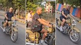 ಇಂದೋರ್ ಶಾಸಕನ ಹೆಲ್ಮೆಟ್ ರಹಿತ ಬುಲೆಟ್ ಸವಾರಿ: ನೆಟ್ಟಿಗರು ಆಕ್ರೋಶ!