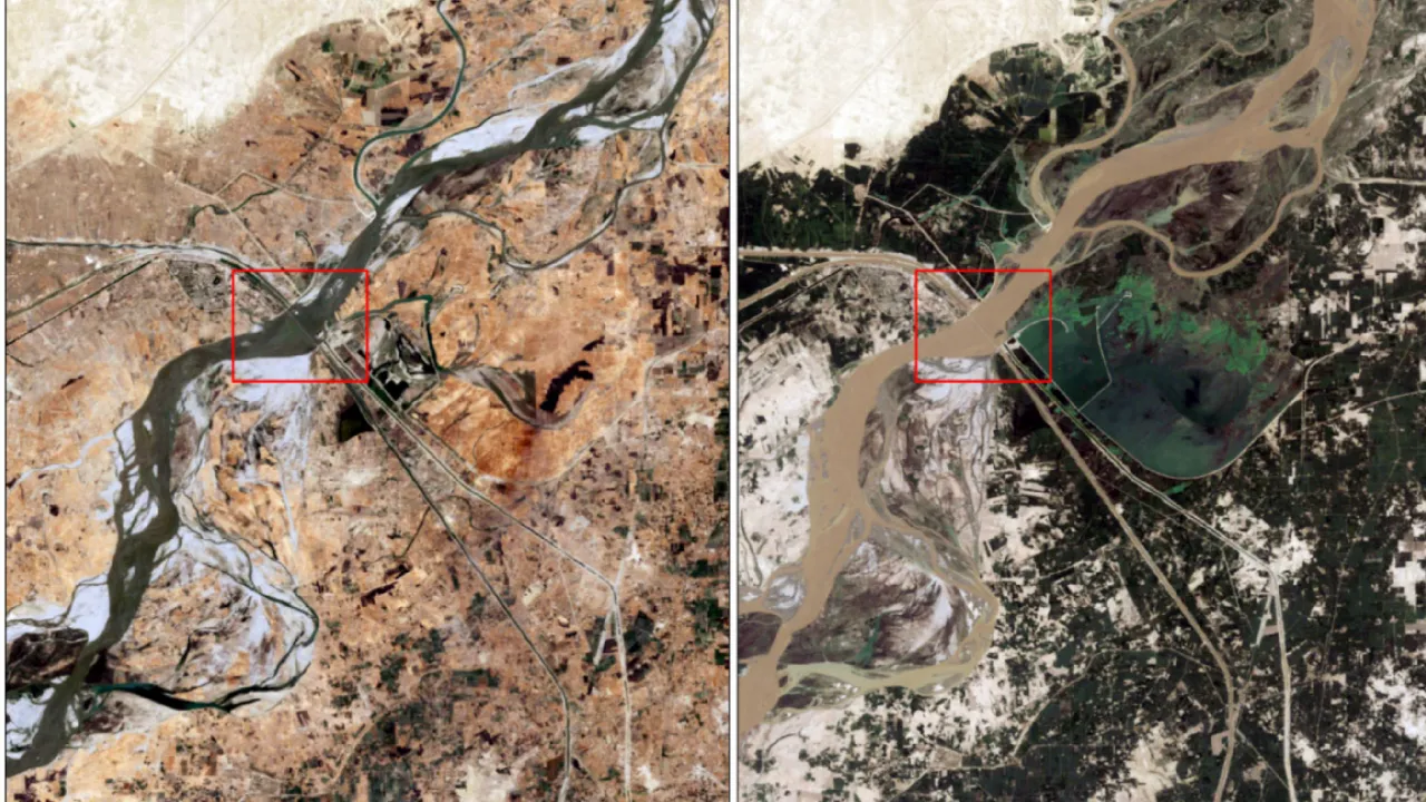 Indus River: ಸಿಂಧೂ ನದಿ ನೀರು ಒಪ್ಪಂದ ರದ್ದು; ಹೇಗಿದೆ ಚಿತ್ರಣ.... ಸ್ಯಾಟ್‌ಲೈಟ್‌ ಫೋಟೋಗಳು ಏನು ಹೇಳುತ್ತವೆ? - Image 4