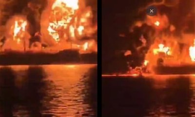 ಅಮೆರಿಕದ  ತೈಲ ಟ್ಯಾಂಕರ್‌ ಮೇಲೆ ಇರಾನ್‌ ಸೂಸೈಡ್‌ ಬೋಟ್ ದಾಳಿ