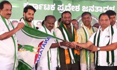 ಹೂಡಿ ವಿಜಯ್ ಕುಮಾರ್ ಸೇರ್ಪಡೆಯಿಂದ ಪಕ್ಷಕ್ಕೆ ಬಲ: ನಿಖಿಲ್