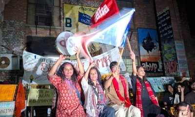 ಜೆಎನ್‌ಯು ವಿದ್ಯಾರ್ಥಿ ಒಕ್ಕೂಟದ ಚುನಾವಣೆಯಲ್ಲಿ ಗೆದ್ದು ಬೀಗಿದ ಎಡಪಕ್ಷಗಳು