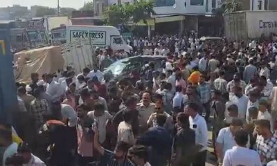 ಕುಡಿದ ಮತ್ತಿನಲ್ಲಿ ಟ್ರಕ್ ಚಾಲನೆ; 5 ಕಿ.ಮೀ ರಸ್ತೆಯುದ್ದಕ್ಕೂ ಸರಣಿ ಅಪಘಾತ