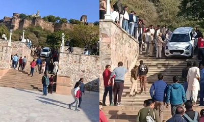 ಗೂಗಲ್ ಮ್ಯಾಪ್ ನಂಬಿ ಕಾರ್‌ ಚಾಲಕನ ಎಡವಟ್ಟು: ವಿಡಿಯೊ ನೋಡಿ