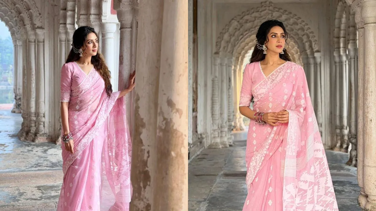 Saree Fashion 2026: ಯುವತಿಯರನ್ನು ಸೆಳೆದ ತಿಳಿ ವರ್ಣದ ಜಾಮ್ದಾನಿ ಸೀರೆಗಳು - Image 4