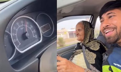 120 ಕಿ.ಮೀ. ವೇಗದಲ್ಲಿ ಕಾರು ಓಡಿಸಿದ ಅಜ್ಜಿ: ವಿಡಿಯೊ ವೈರಲ್