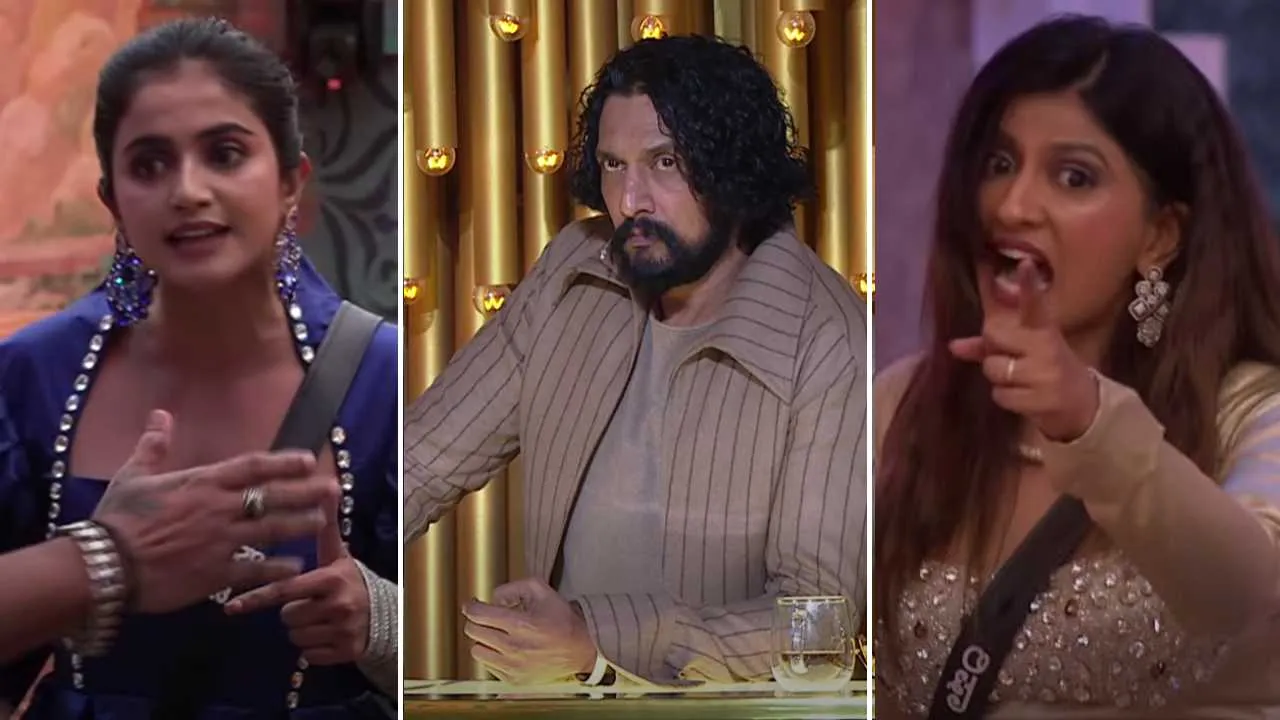 BBK 12: ಕಿಚ್ಚ ಸುದೀಪ್ ಮುಂದೆಯೇ ಕಿತ್ತಾಡಿಕೊಂಡ ಜಾನ್ವಿ-ರಿಷಾ: ರಣರಂಗವಾದ ಮನೆ