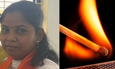 ಕಲಬುರಗಿಯಲ್ಲಿ ಬೆಂಕಿ ಹಚ್ಚಿಕೊಂಡು ಬಿಜೆಪಿ ಕಾರ್ಯಕರ್ತೆ ಆತ್ಮಹತ್ಯೆ