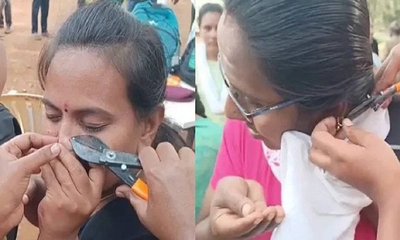 ಮಹಿಳಾ ಅಭ್ಯರ್ಥಿಗಳ ಕಿವಿಯೋಲೆ, ಮೂಗುತಿ ಬಿಚ್ಚಿಸಿದ KEA ಸಿಬ್ಬಂದಿ