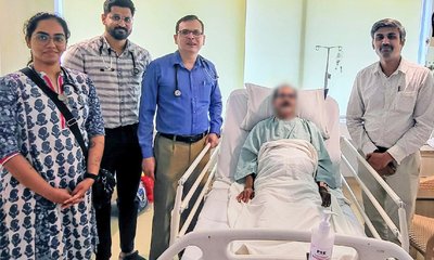 ಆಯೋರ್ಟಾ  ರಕ್ತ ಸೋರಿಕೆ : ಕೆಎಂಸಿ ವೈದ್ಯರಿಂದ ಯಶಸ್ವಿ ಶಸ್ತ್ರಚಿಕಿತ್ಸೆ