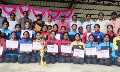 ಕಬಡ್ಡಿಯಲ್ಲಿ ಕಿತ್ತೂರು ರಾಣಿ ಚೆನ್ನಮ್ಮ ಶಾಲೆಯ ಸಾಧನೆ