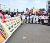ಬರ ಘೋಷಣೆಗೆ ಆಗ್ರಹಿಸಿ ಕಲಬುರಗಿ ಬಂದ್: ರೈತರ ಆಕ್ರೋಶ