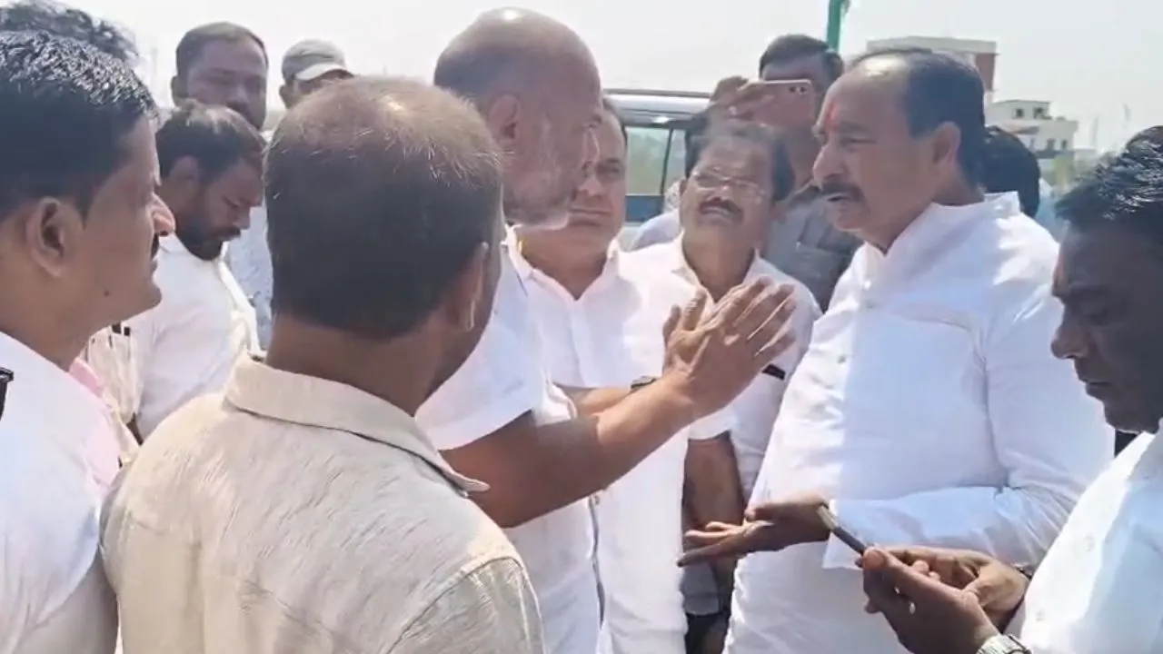 ಕಲಬುರಗಿಯಲ್ಲಿ ಸಿಸಿ ರಸ್ತೆ ಶಂಕುಸ್ಥಾಪನೆ ವೇಳೆ ಹೈಡ್ರಾಮಾ; ಶಾಸಕ ಅಲ್ಲಮಪ್ರಭು ಪಾಟೀಲ್- ಬಿಜೆಪಿ ಮುಖಂಡರ ನಡುವೆ ವಾಕ್ಸಮರ