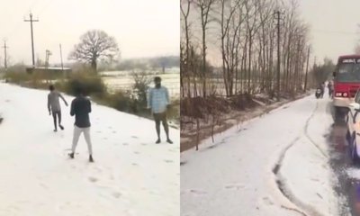 ಆಲಿಕಲ್ಲು ಮಳೆಯಿಂದ ಕಾಶ್ಮೀರದಂತೆ ಬದಲಾದ ಕಲಘಟಗಿ; ವಿಡಿಯೊ ವೈರಲ್‌