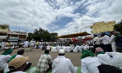 ಬೆಳೆ ವಿಮೆ ತಾರತಮ್ಯ ಖಂಡಿಸಿ ಕಾಳಗಿ ಸಂಪೂರ್ಣ ಬಂದ್