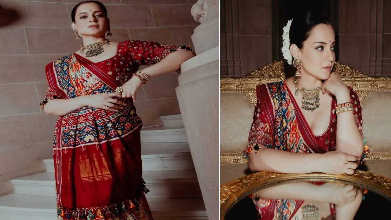 Star Saree Fashion Review 2026: ಪಟೋಲಾ ಸಿಲ್ಕ್ ಸೀರೆಯಲ್ಲಿ ಕಂಗನಾ ಟ್ರೆಡಿಷನಲ್‌ ಲುಕ್‌ - Image 1