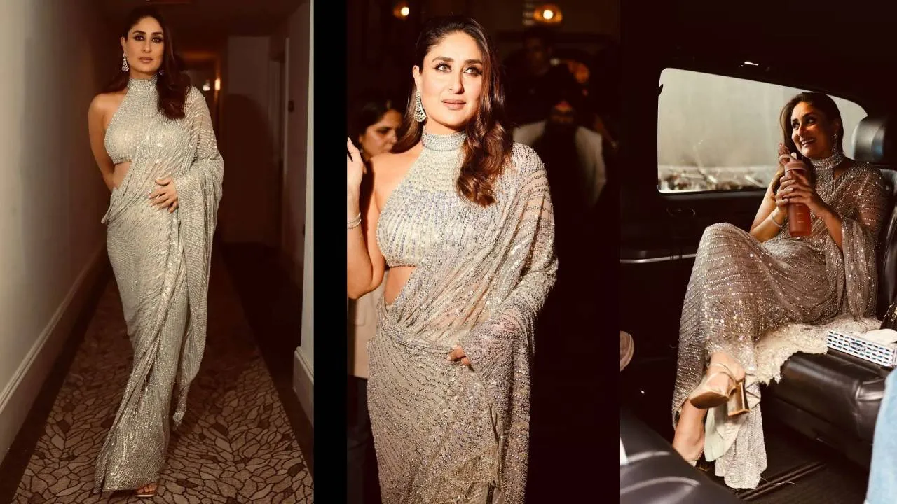 Kareena Kapoor: ಬಾಲಿವುಡ್ ನಟಿ ಕರೀನಾ ಕಪೂರ್ ಸೀರೆಯಲ್ಲಿ ಫುಲ್ ಮಿಂಚಿಂಗ್; ಇಲ್ಲಿದೆ ಫೋಟೊ - Image 5