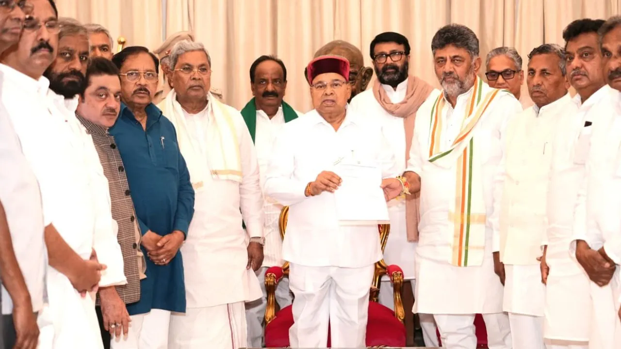 Karnataka New CM: ಸರ್ಕಾರ ರಚಿಸಲು ಡಿ.ಕೆ.ಶಿವಕುಮಾರ್‌ಗೆ ರಾಜ್ಯಪಾಲರಿಂದ ಆಹ್ವಾನ; ಜೂನ್‌ 3ಕ್ಕೆ ನೂತನ ಸಿಎಂ ಪ್ರಮಾಣ ವಚನ