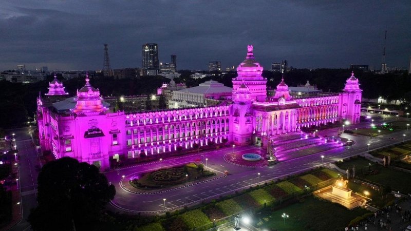 Karnataka landmarks to glow pink (8)