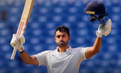 ಕರುಣ್‌ ನಾಯರ್‌ ದ್ವಿಶತಕ, ದೊಡ್ಡ ಮೊತ್ತ ದಾಖಲಿಸಿದ ಕರ್ನಾಟಕ!