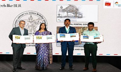 ಬೆಂಗಳೂರು ಏರ್‌ಪೋರ್ಟ್‌ಗೆ ಅಂಚೆ ಇಲಾಖೆಯಿಂದ ವಿಶೇಷ ಗೌರವ