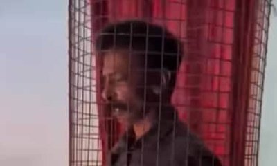 ಕಬ್ಬಿಣದ ಬಲೆ ಸುತ್ತಿಕೊಂಡು ಓಡಾಡಿದ ಕೇರಳದ ವ್ಯಕ್ತಿ: ಕಾರಣವೇನು?