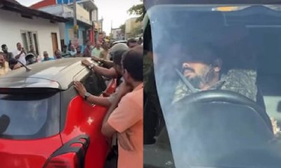 ರಸ್ತೆ ಮಧ್ಯೆ ನಿದ್ರೆಗೆ ಜಾರಿದ ಚಾಲಕ: ಕುಂಭ ಕರ್ಣನಿಗೆ ಹೋಲಿಸಿದ ನೆಟ್ಟಿಗರು