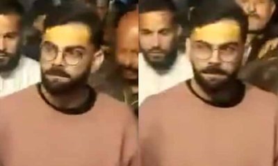 ಉಜ್ಜಯಿನಿ ದೇವಾಲಯಕ್ಕೆ ಭೇಟಿ ನೀಡಿ ವಿಶೇಷ ಪ್ರಾರ್ಥನೆ ಸಲ್ಲಿಸಿದ ಕೊಹ್ಲಿ