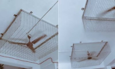 ಆತ್ಮಹತ್ಯೆ ತಡೆಗೆ ಫ್ಯಾನ್‌ ಸುತ್ತಲೂ ಕಬ್ಬಿಣ ಪಂಜರ ಅಳವಡಿಕೆ