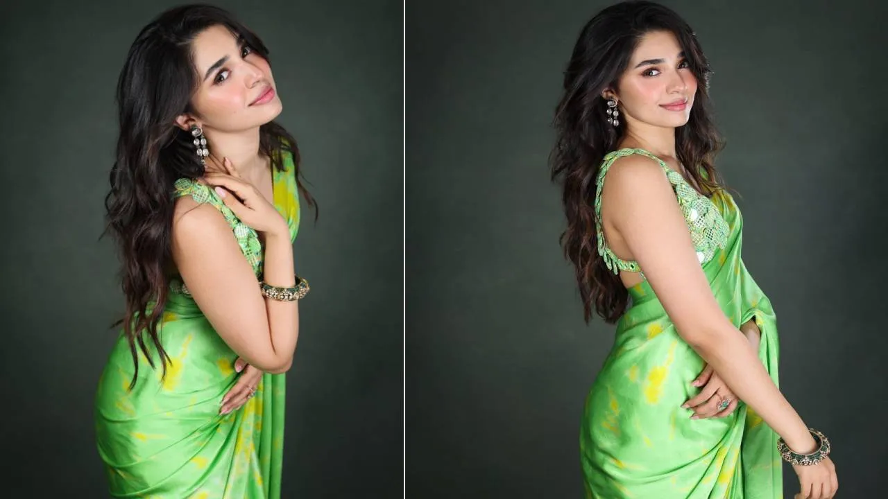 Star Fashion 2026: ಮನಸೂರೆಗೊಂಡ ಕೃತಿ ಶೆಟ್ಟಿ ಟೈ- ಡೈ ಸ್ಯಾಟೀನ್‌ ಸೀರೆ - Image 2
