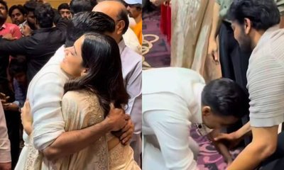 ಮೆಗಾಸ್ಟಾರ್ ಚಿರಂಜೀವಿ ಕಾಲಿಗೆ ಬಿದ್ದ ನಟ ಧನುಷ್
