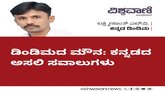 ಡಿಂಡಮದ ಮೌನ: ಕನ್ನಡದ ಅಸಲಿ ಸವಾಲುಗಳು