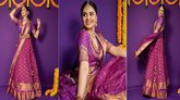 ಫೆಸ್ಟೀವ್‌ ಸೀಸನ್‌ನಲ್ಲಿ ಟ್ರೆಂಡಿಯಾದ ಶ್ರೀಮುಖಿಯ ಲೇಯರ್ಡ್ ಲಂಗ-ದಾವಣಿ