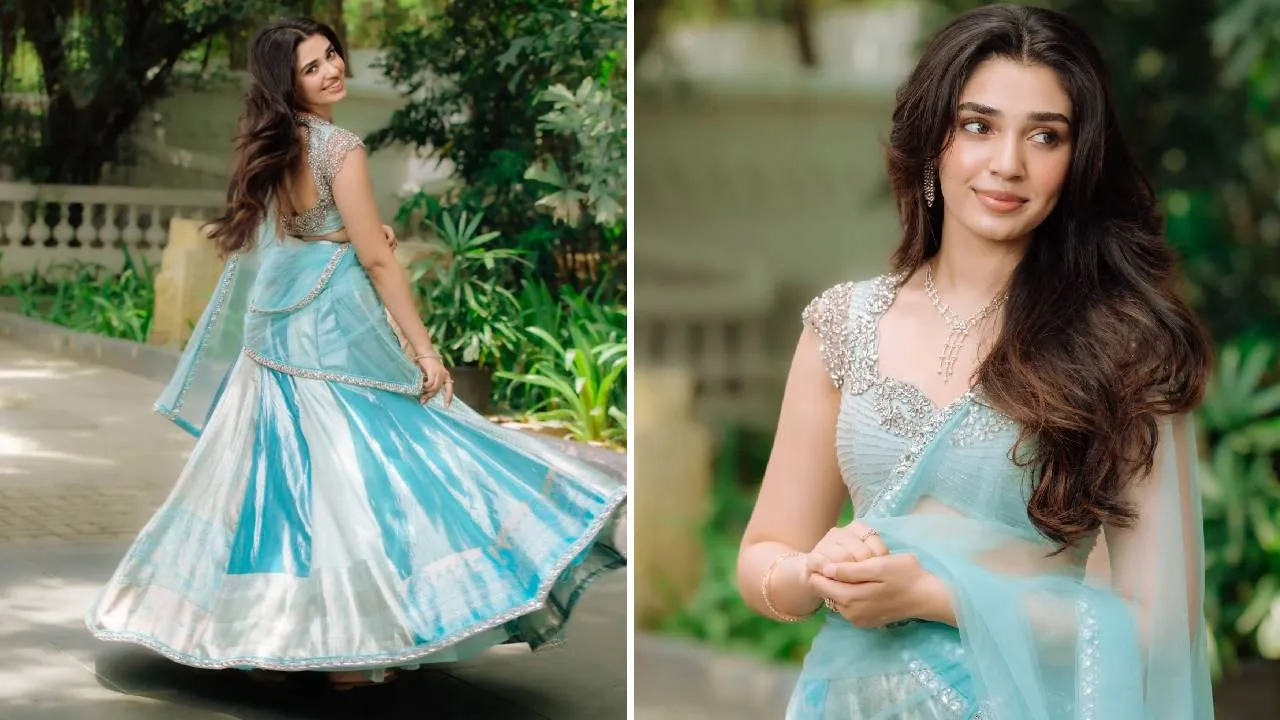Lehenga Fashion 2026: ಲೆಹೆಂಗಾವನ್ನು ದಾವಣಿ-ಲಂಗದಂತೆ ಧರಿಸಿದ ಕೃತಿ ಶೆಟ್ಟಿ - Image 4