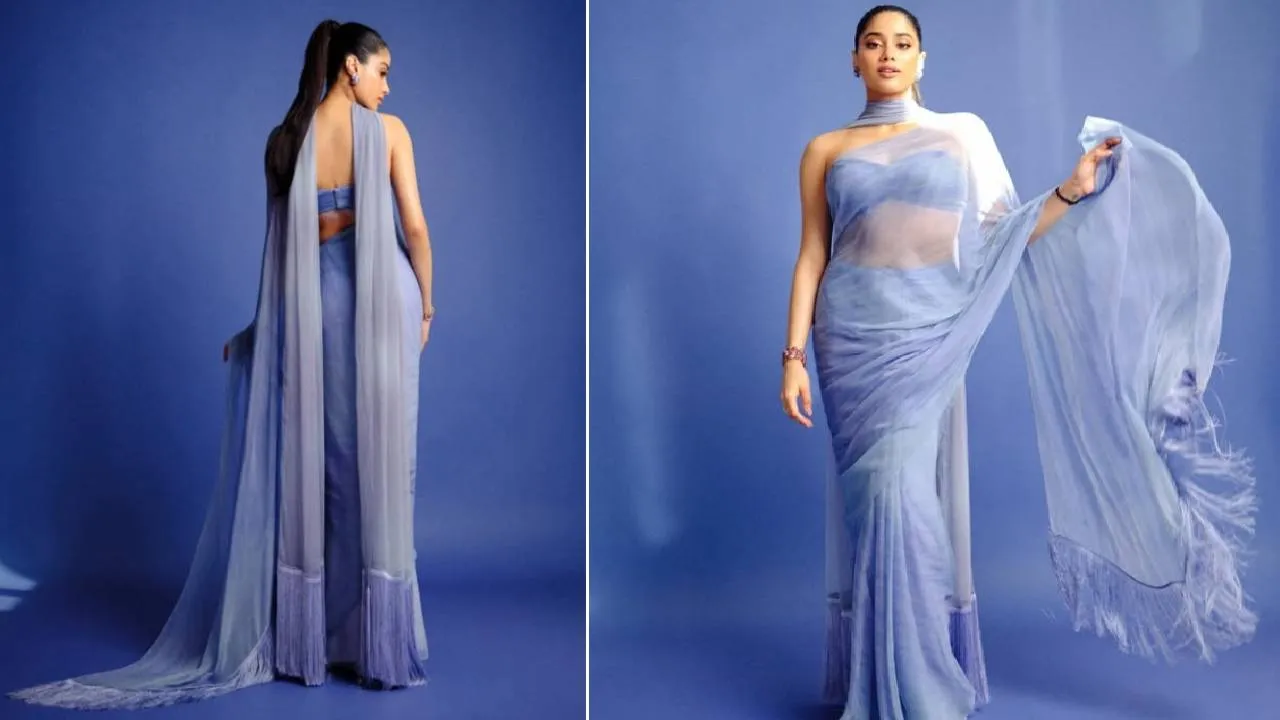 Star Fashion 2026: ಲೋಕಲ್‌ ಬ್ರಾಂಡ್‌ನಲ್ಲೂ ಬಂತು ಜಾನ್ವಿಯ ಟಾಸೆಲ್ಸ್ ಸೀರೆ - Image 2
