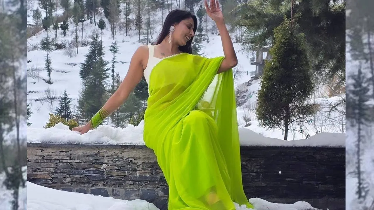 Star Fashion 2026: ಸೀರೆಯುಟ್ಟು ಹಿಮ ರಾಶಿಯ ನಡುವೆ ಸಂಭ್ರಮಿಸಿದ ಶುಭಾ ರಕ್ಷಾ - Image 3