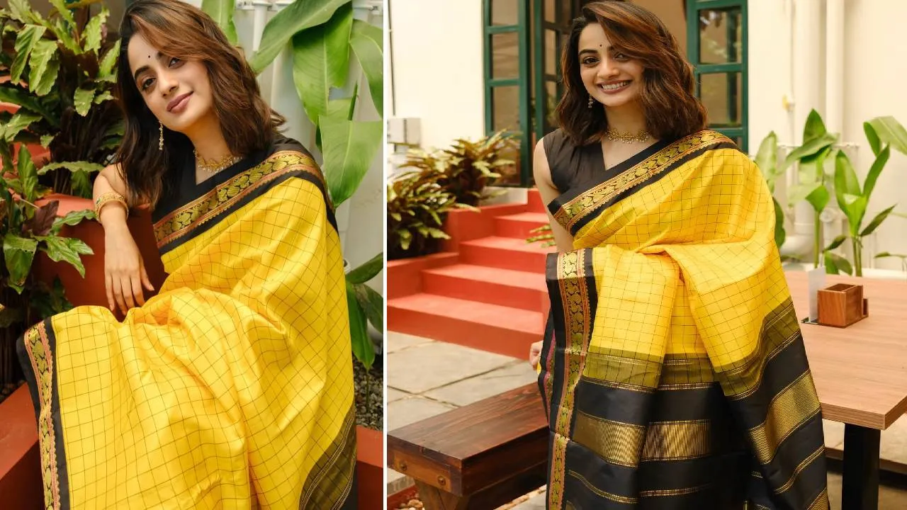 Saree Fashion 2026: ವಿಂಟೇಜ್‌ ಲುಕ್‌ ನೀಡುವ ಚೆಕ್ಸ್ ಸಿಲ್ಕ್‌ ಸೀರೆಗಳು - Image 2