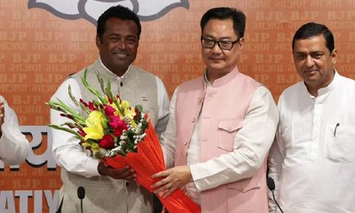 ಬಿಜೆಪಿ ಸೇರಿದ ಟೆನಿಸ್‌ ದಿಗ್ಗಜ ಲಿಯಾಂಡರ್ ಪೇಸ್