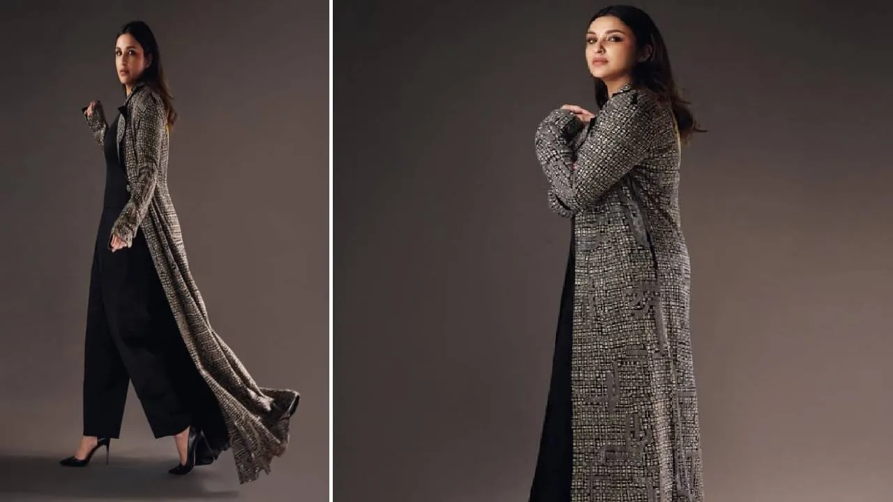 Long line trench coat