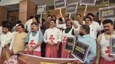 ಲುಂಗಿ-ಬನಿಯನ್ ಧರಿಸಿ ಪ್ರೊಟೆಸ್ಟ್‌- ವಿಡಿಯೊ ಫುಲ್‌ ವೈರಲ್‌