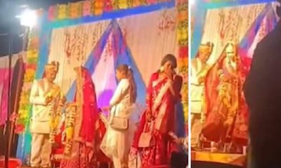 ಪ್ರಿಯತಮನಿಗೆ ಹಾರ ಹಾಕಿ ವರನಿಗೆ ಶಾಕ್ ಕೊಟ್ಟ ವಧು: ವಿಡಿಯೊ ಇಲ್ಲಿದೆ!