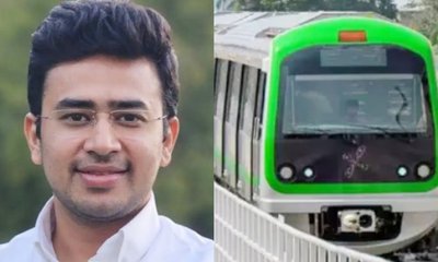ತುಮಕೂರಿಗೆ ನಮ್ಮ ಮೆಟ್ರೋ ವಿಸ್ತರಣೆಗೆ ಸಂಸದ ತೇಜಸ್ವಿ ಸೂರ್ಯ ಆಕ್ಷೇಪ